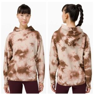 Lululemon All Yours Hoodie Earth Dye Clay Brown Sweatshirt Kangaroo Pocket 12
